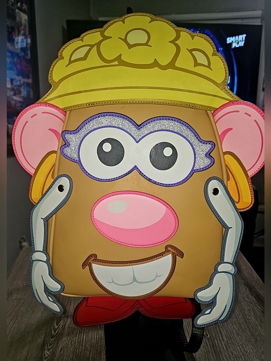 RARE Loungefly Mr. Potato Head I\'m One Sweet Potato w/ additional face backpack